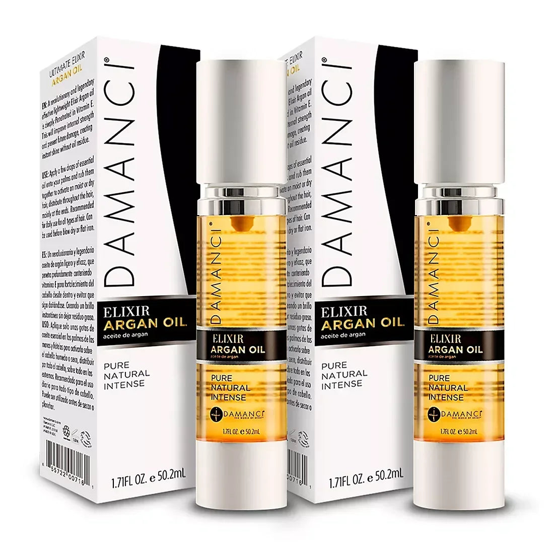 Damanci Elixir Argan Oil, 2 pk./1.7 oz.