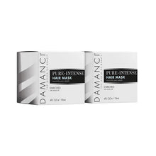 Damanci Pure Intense hair mask 2-pack, box set with side labels