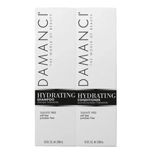Damanci Hydrating Shampoo and Conditioner duo boxes, sulfate-free, 10 fl oz each