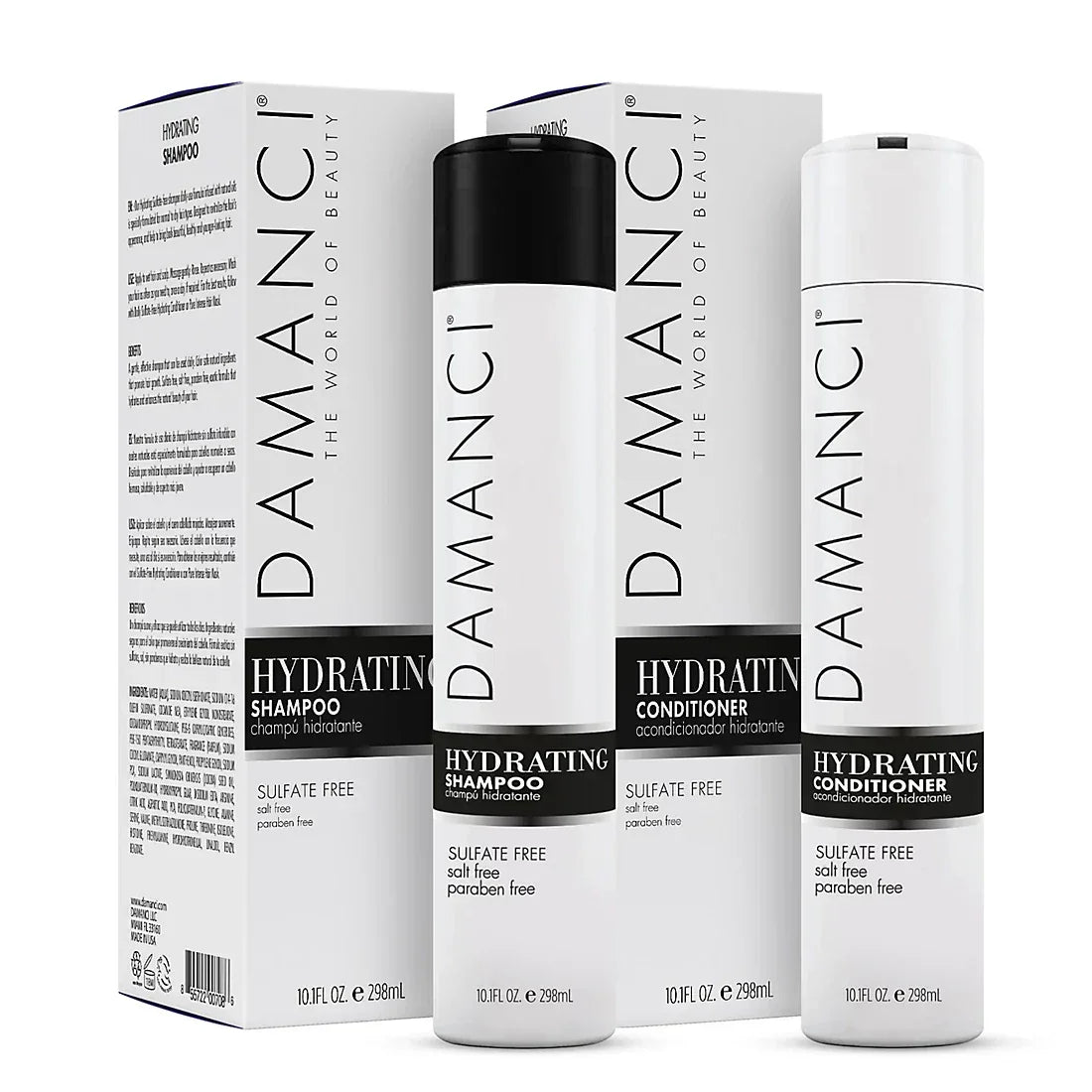 Damanci Hydrating Shampoo and Conditioner Duo, 10 oz. - USA MEGA SHOP