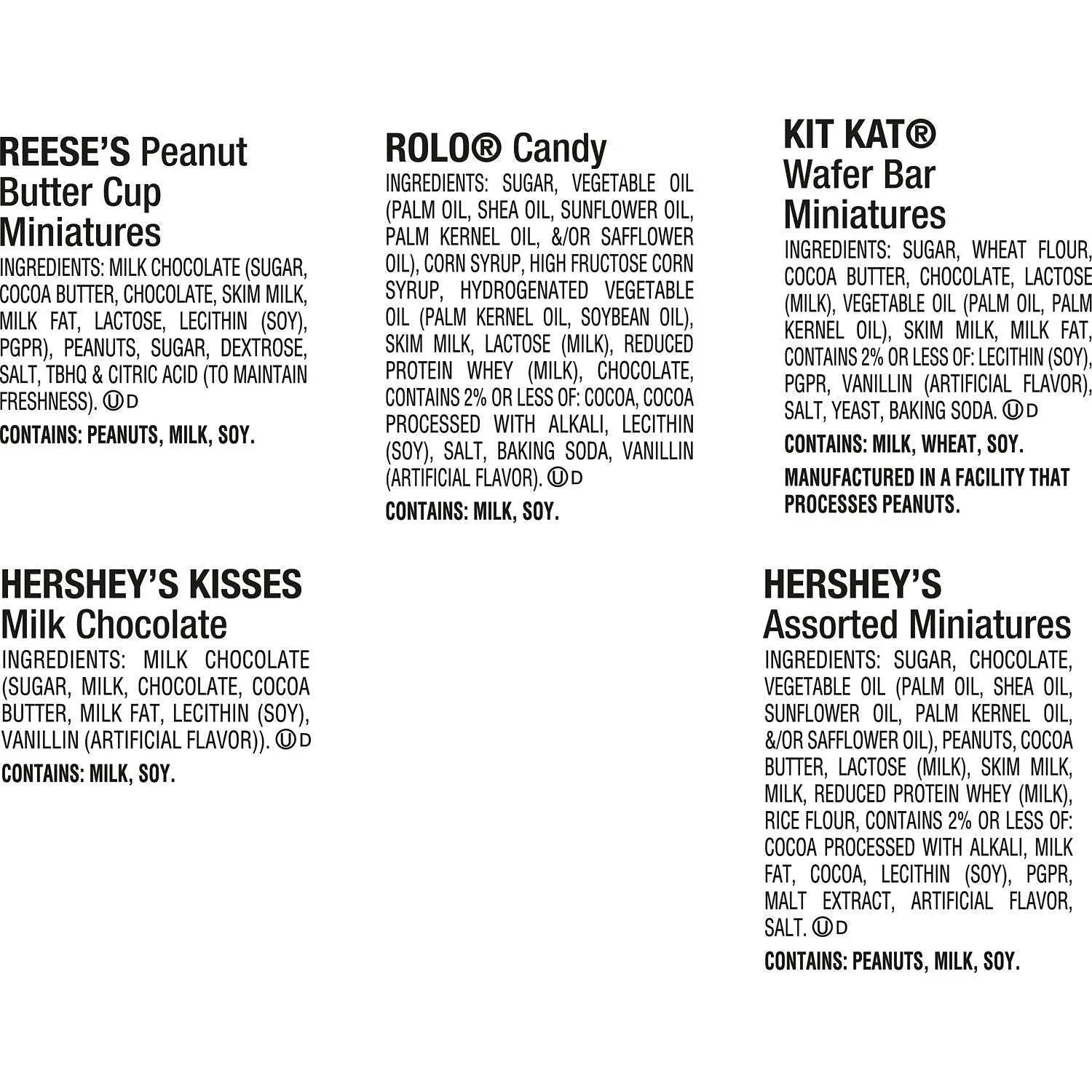 Hershey Assorted Chocolate, Easter Candy Basket Stuffers Variety Bag, 17.9 oz (80 Pieces)