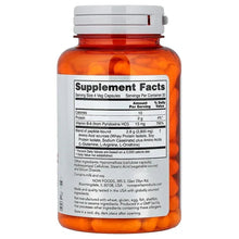 NOW Sports Amino Complete veg capsules bottle, Supplement Facts label panel