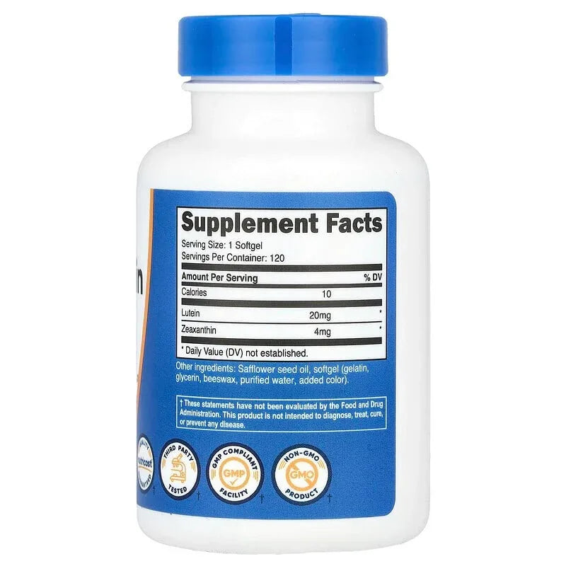 Nutricost, Zeaxanthin with Lutein, Softgels