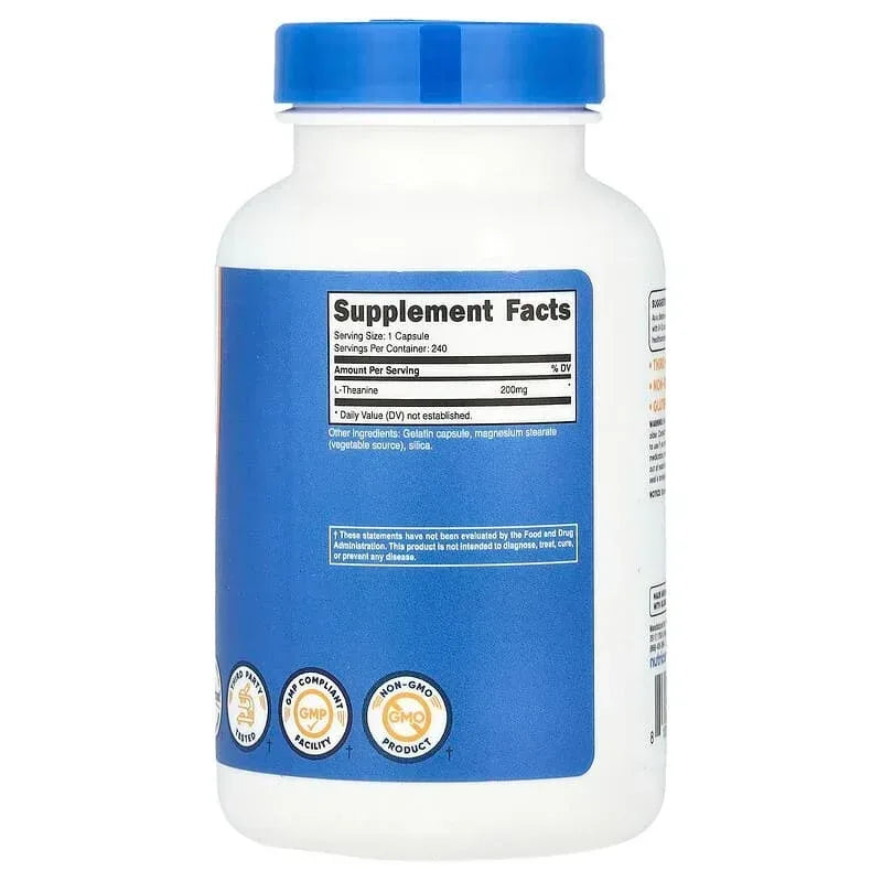 Nutricost, L-Theanine, 200 mg