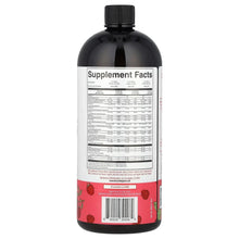MaryRuth's Liquid Morning Multivitamin back label on bottle with black cap