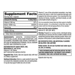 Member’s Mark Biotin 10,000 mcg with Keratin 100 mg Capsules, 250 Count