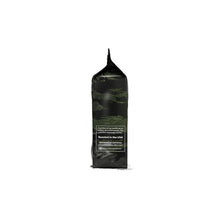 Black Rifle Coffee Company Just Black ground coffee bag, medium roast, side view
