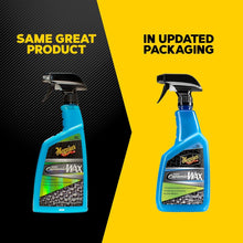 Meguiar's Hybrid Ceramic Wax spray bottles in updated packaging graphic