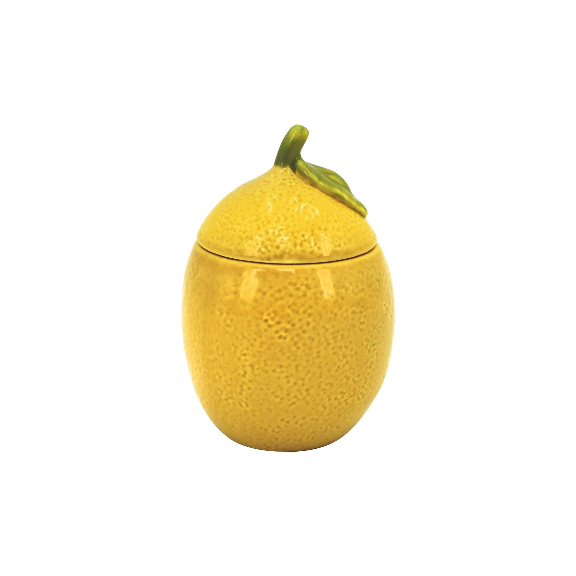 Better Homes & Gardens Ceramic Lemon Fruit Candle, Lemon and Mint Scent, 6 oz, Single Wick