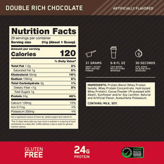 Optimum Nutrition, Gold Standard® 100% Whey Protein, Double Rich Chocolate, 1.98 lb (899 g)