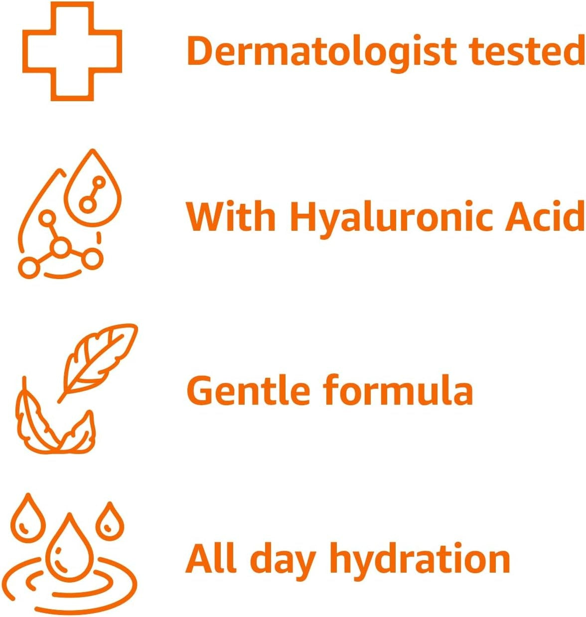 Amazon Basics Moisturizing Water Gel with Hyaluronic Acid, Refreshing, 1.7 Ounces, 1-Pack
