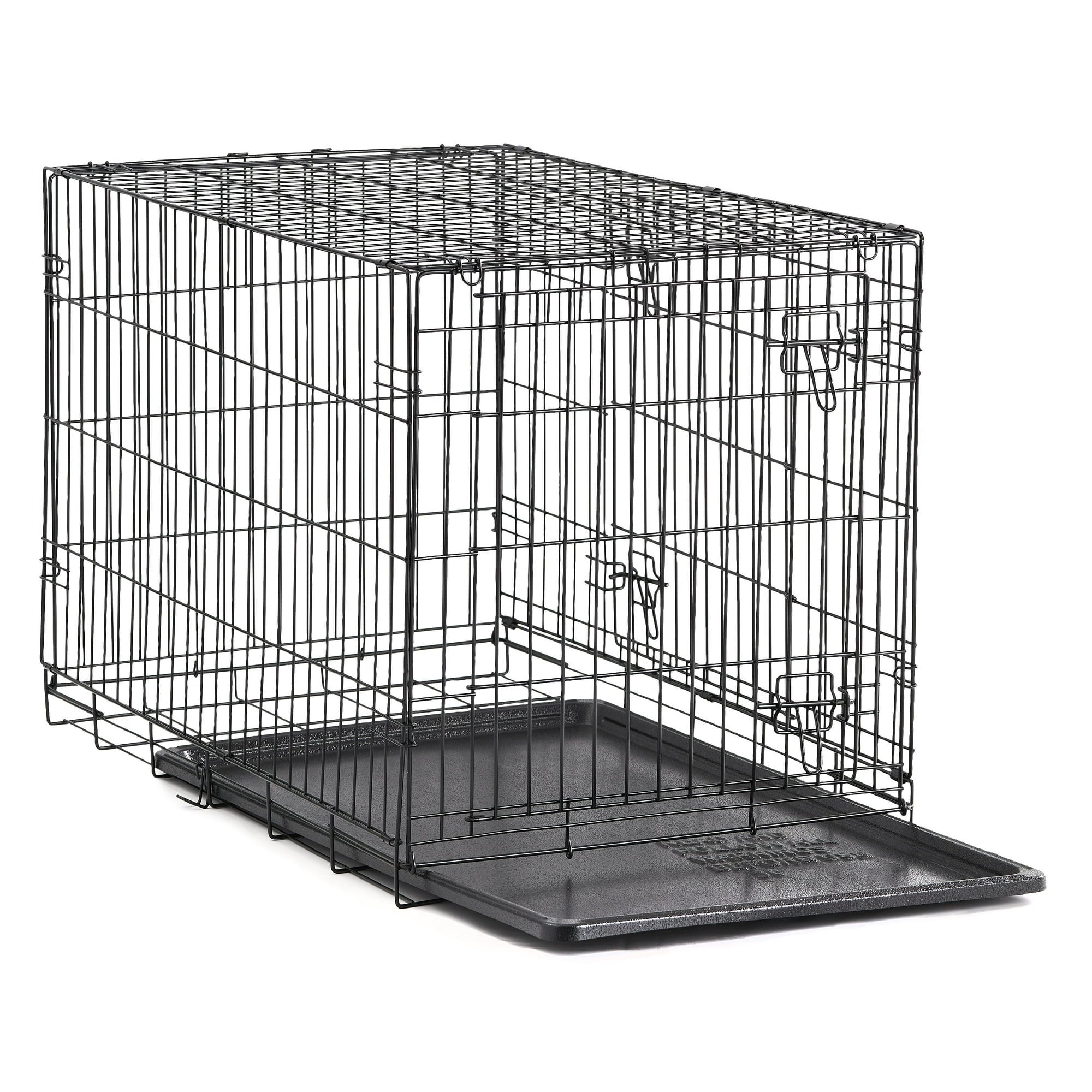 Vibrant Life Foldable 22" Wire Crate for Dogs with Divider and Leak-Proof Tray