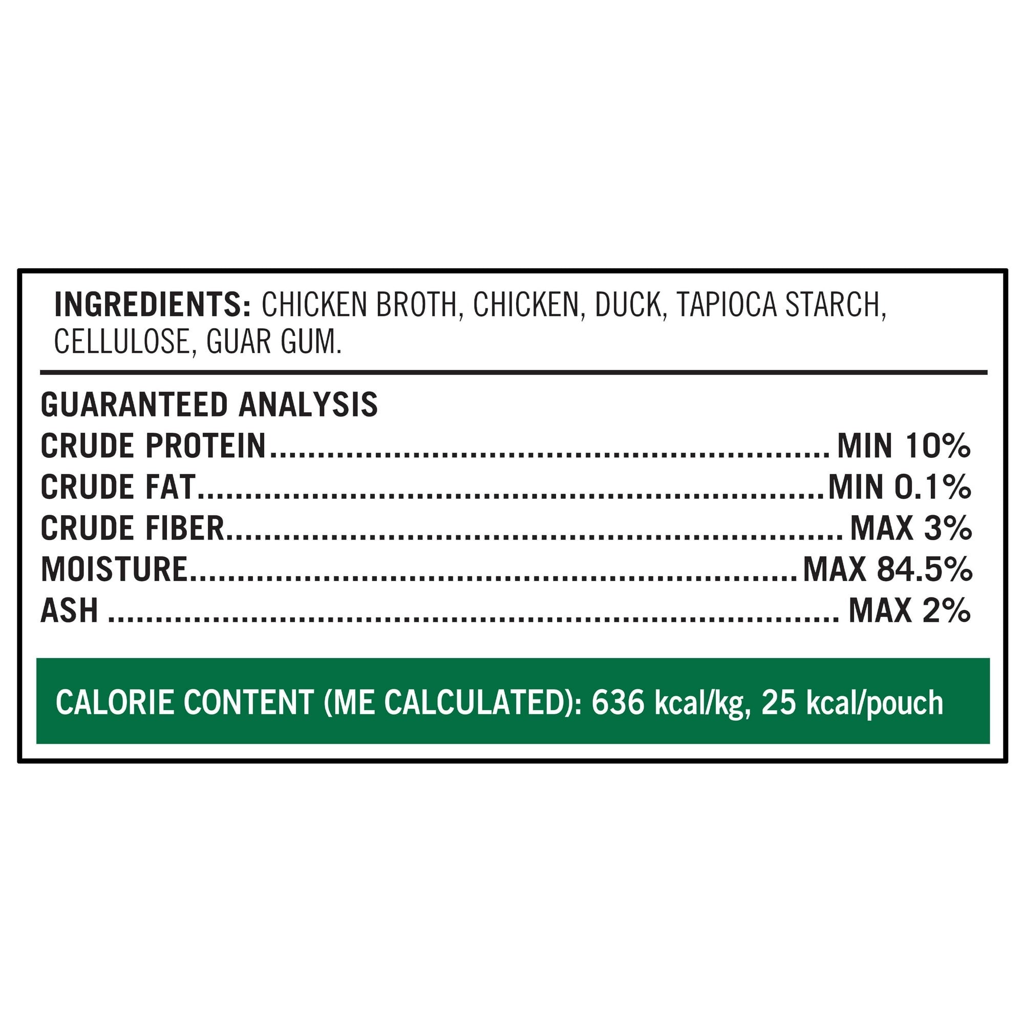(12 pack) Pure Balance Pro+ Indoor Chicken & Duck Recipe in Broth, 1.4 oz