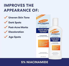 Palmer's Skin Success Fade Milk anti-dark spot body lotion bottle with box