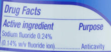 Colgate Max Fresh liquid toothpaste Drug Facts active ingredient: sodium fluoride 0.24%