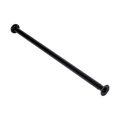 (2 pack) Better Homes & Gardens 33–60" Steel Adjustable Closet Rod for Adult, Black