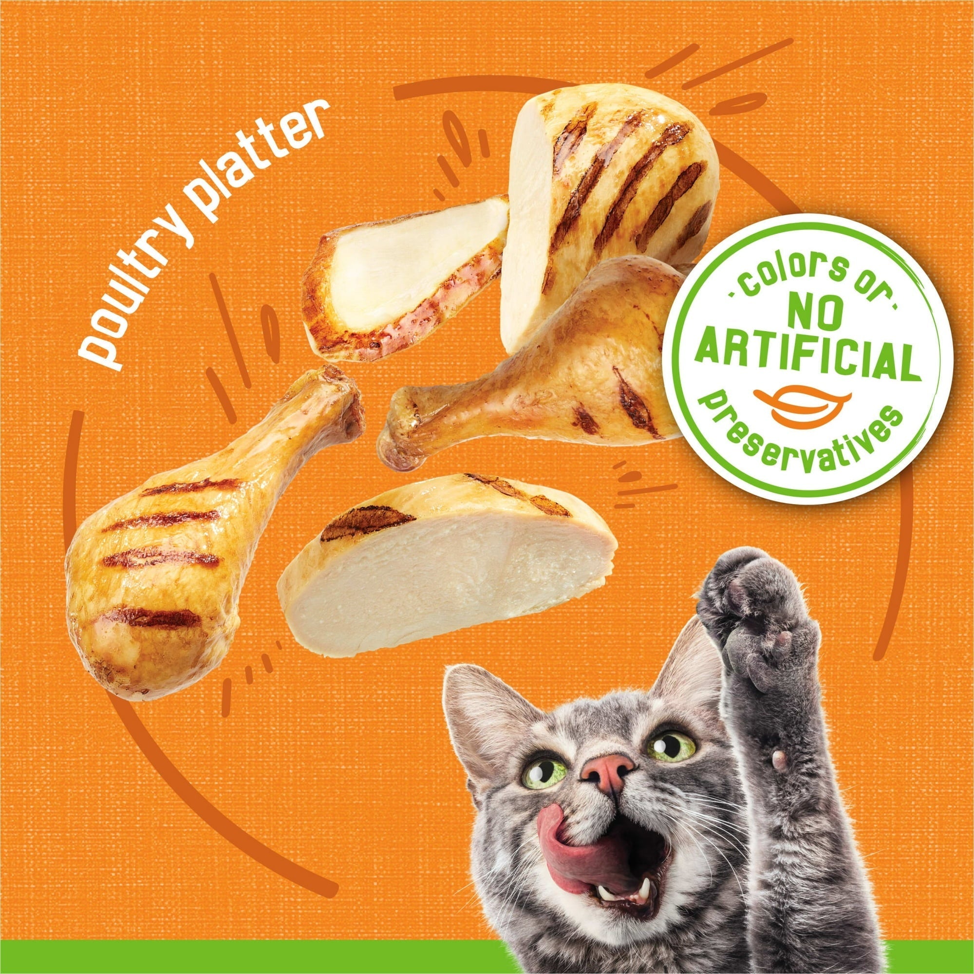 (12 pack) Purina Friskies Pate, Poultry Platter, Wet Cat Food, 5.5 oz Can