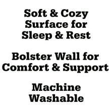 Machine-washable bolster dog bed for comfort and support