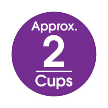 Approx. 2 cups label circle for pecan halves