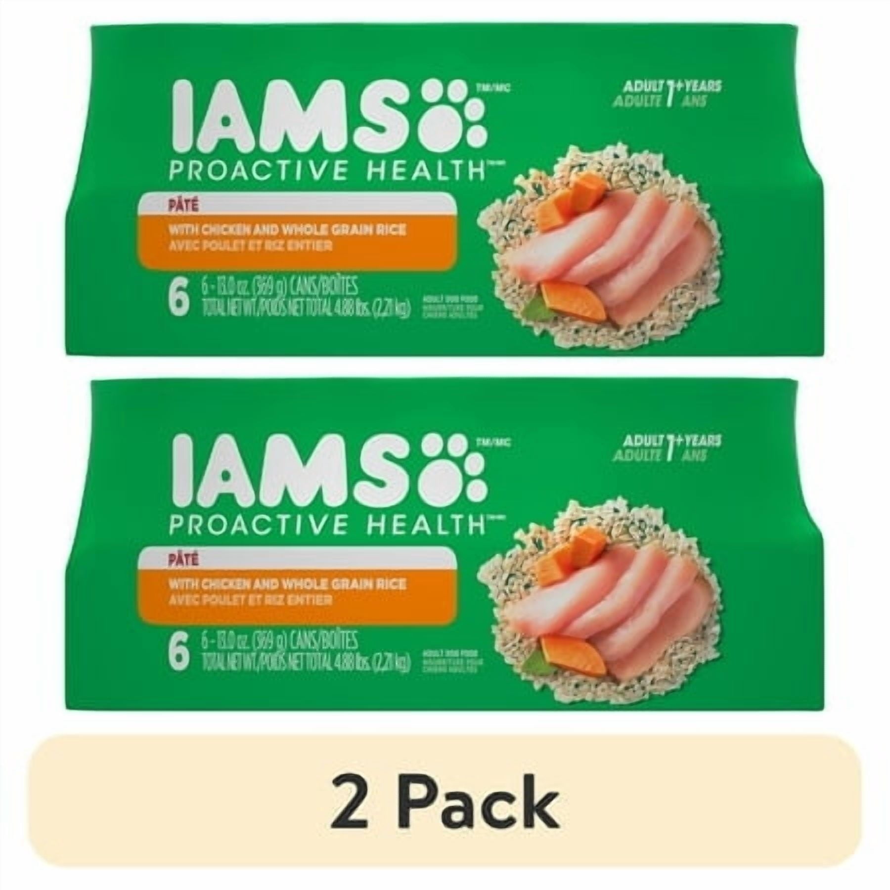 Iams Proactive Health Chicken And Whole Grain Rice Wet Dog Food, 13 Oz Cans (6 Pack)