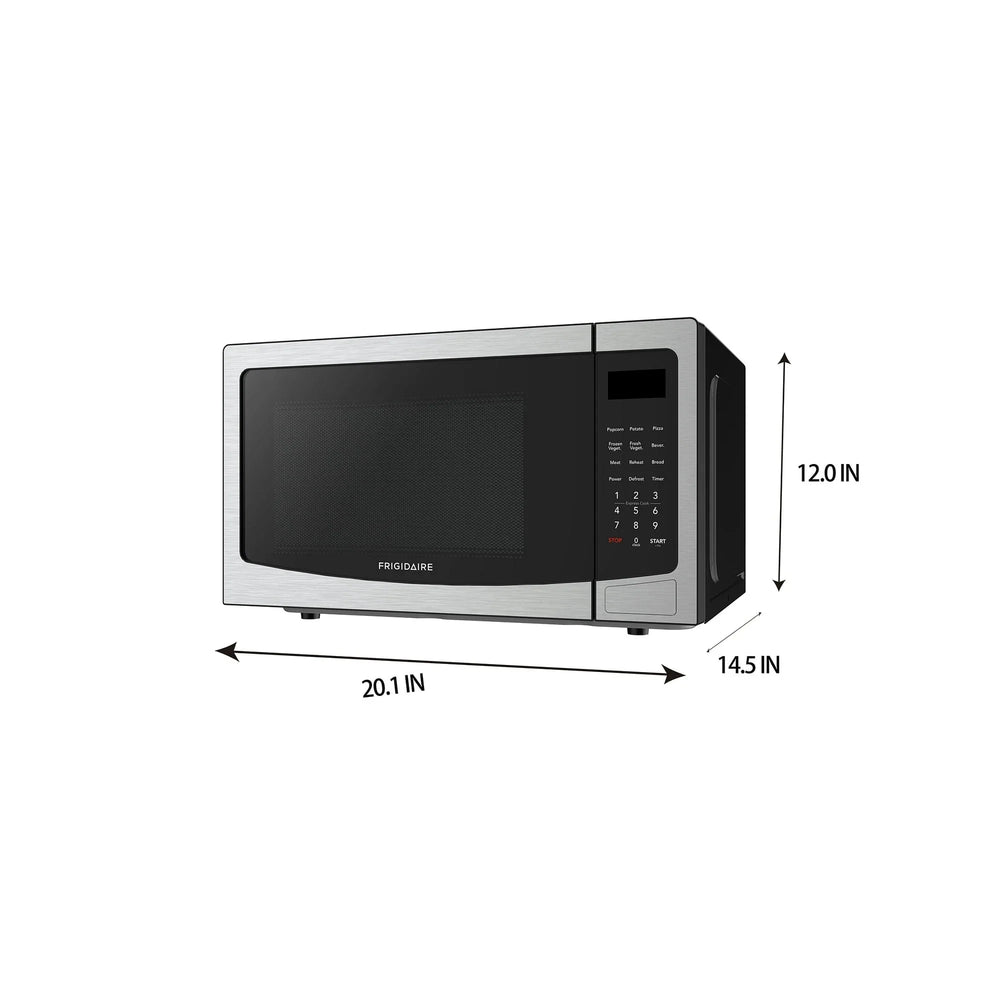 Frigidaire, 1.1 Cu. Ft. Countertop Microwave Oven, EMW1134, Stainless Steel - USA MEGA SHOP