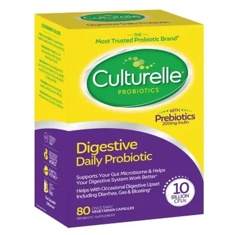 Culturelle Daily Probiotic Supplement Capsules, 10 Billion CFU (80 Ct.)