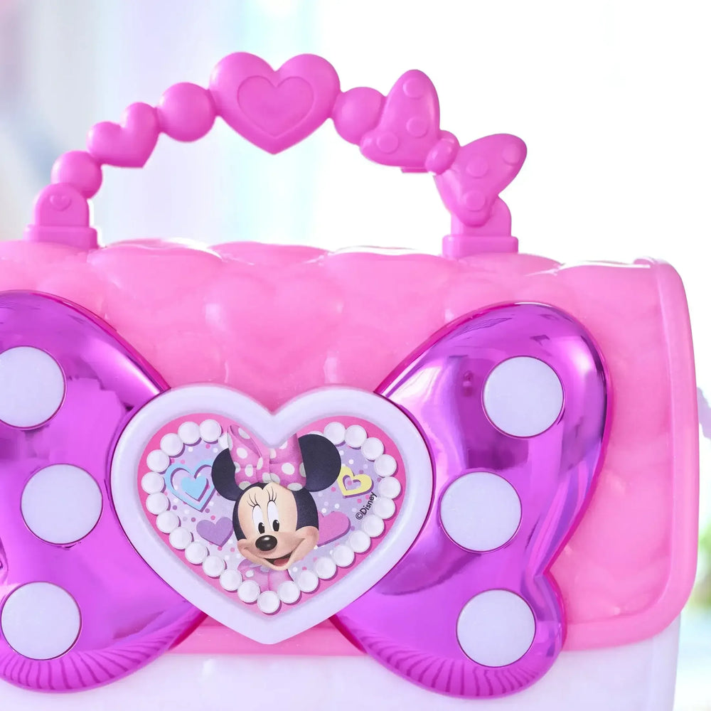 Disney Junior Minnie Mouse Bowfabulous Bag Set, 7-piece, Pretend Play, Kids Toys for Ages 3 Up - USA MEGA SHOP