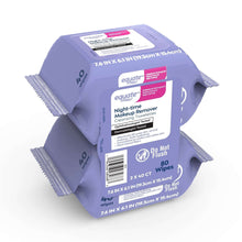 Makeup remover cleansing towelettes, purple pack, 80 wipes
