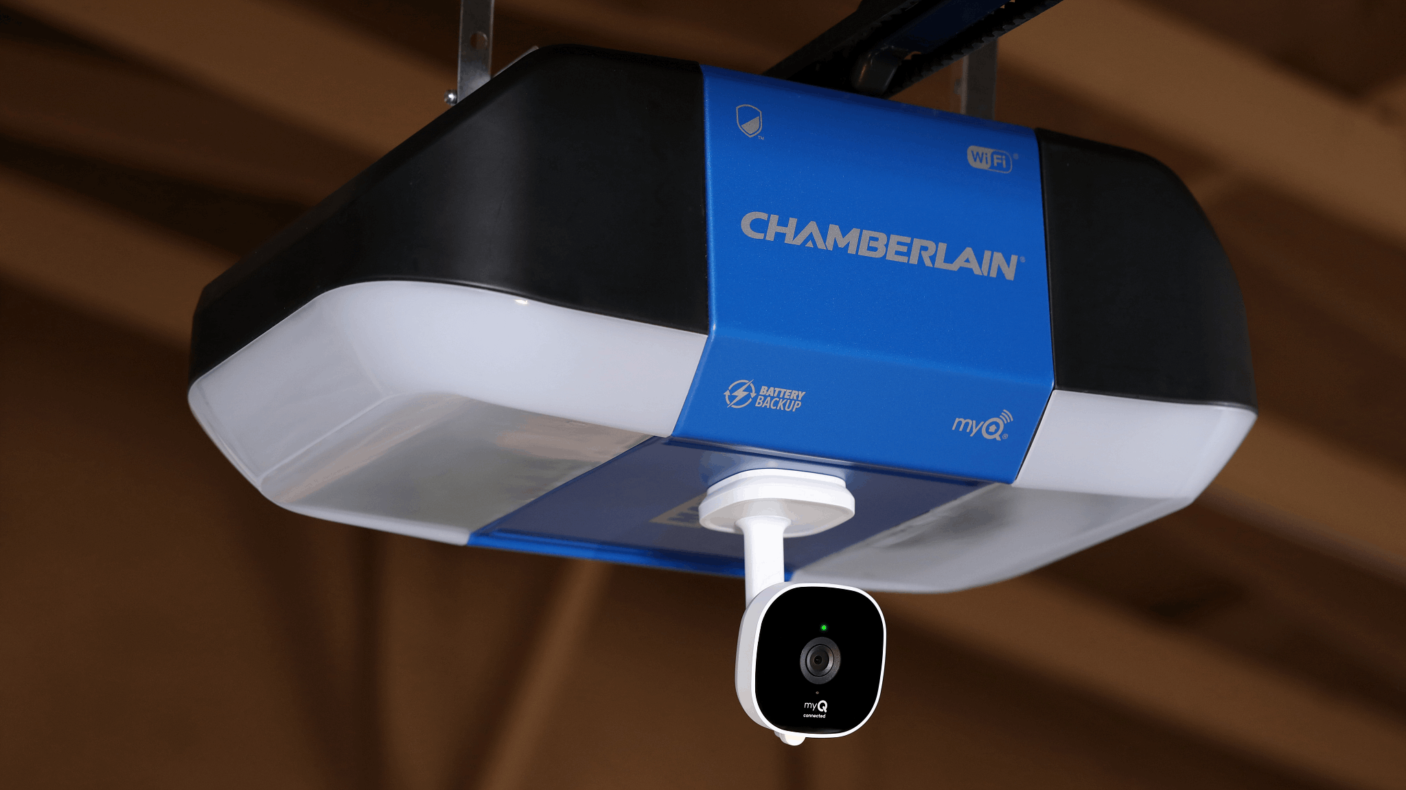Chamberlain myQ Smart Garage HD Camera - Wifi Enabled - myQ Smartphone Controlled - Two Way Audio.