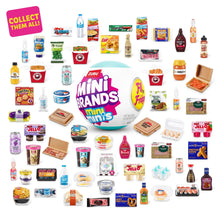 Mini grocery collectible set with many packaged items around a ZURU capsule
