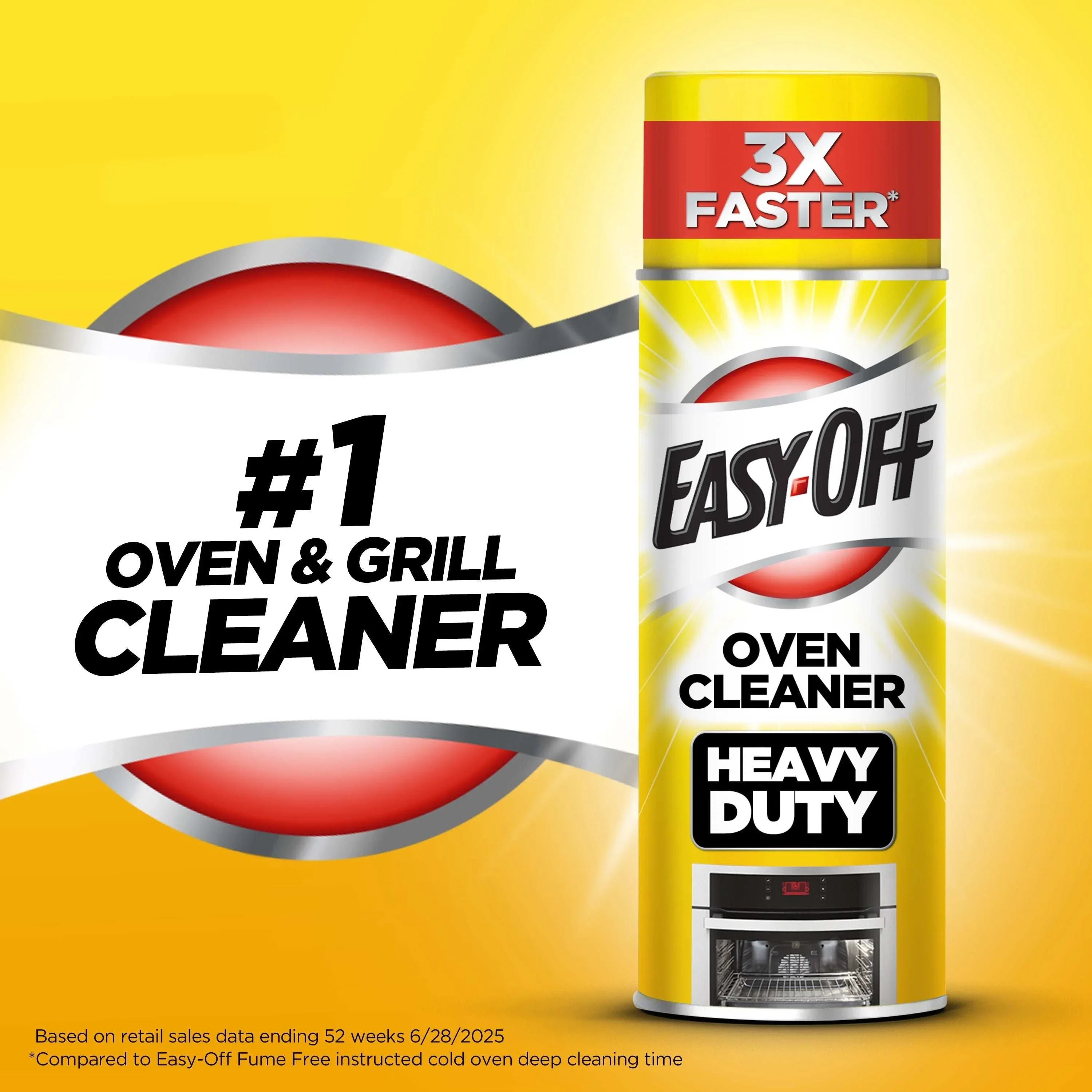 Easy-Off Heavy Duty Oven Cleaner and Degreaser Foam Spray, 14.5oz - USA MEGA SHOP