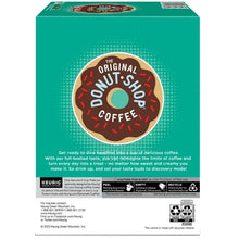 Dark roast coffee pod carton back panel with K-Cup and recycling info