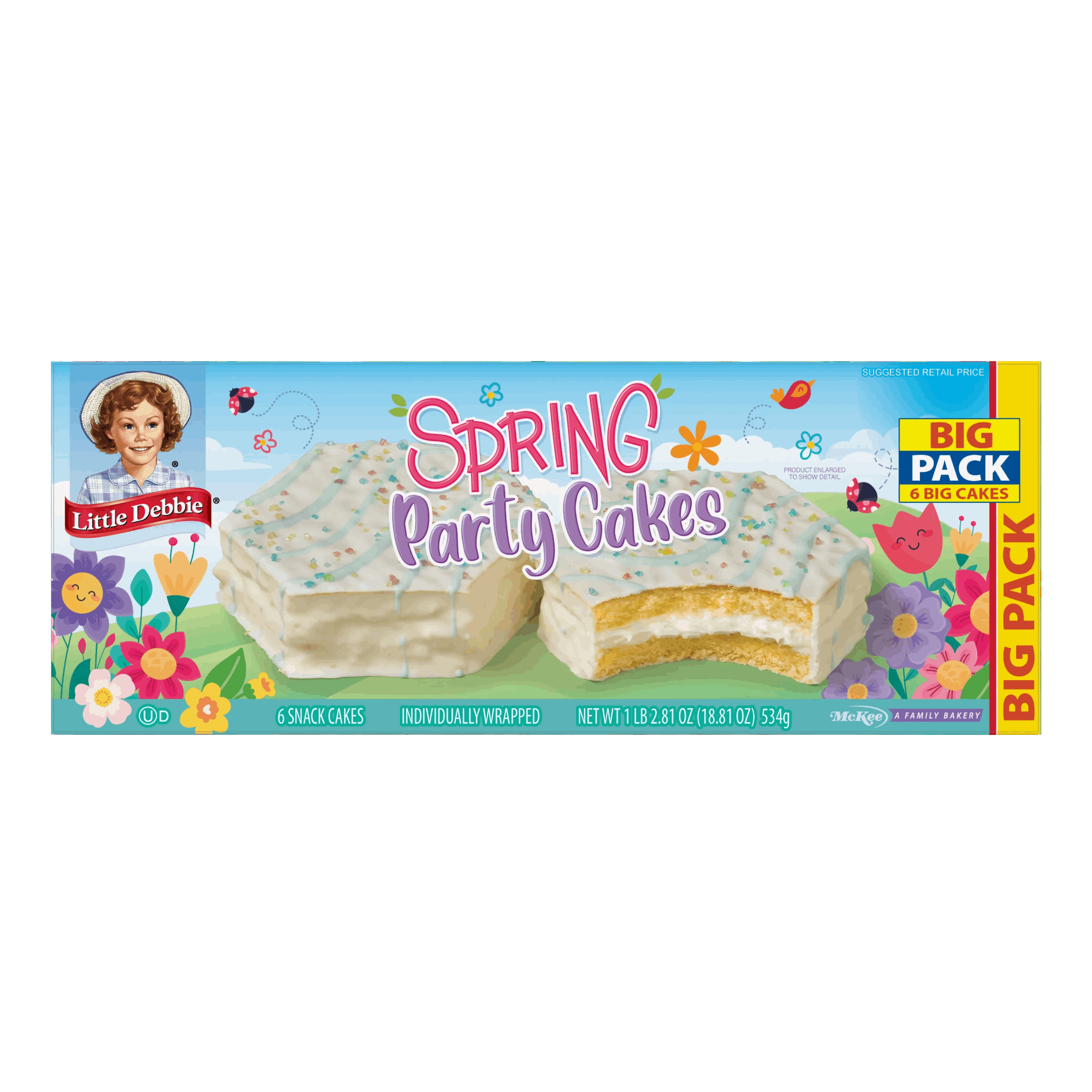 Little Debbie Big Pack Spring Party Cakes