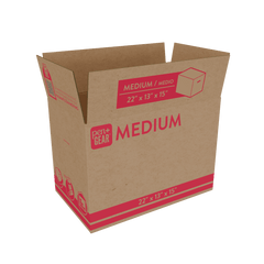Pen+Gear Medium Moving Boxes, 22 in. L x 13 in. W x 15 in. H, Kraft