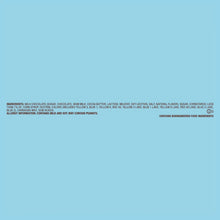 Back of M&M’s pastel blend milk chocolate candy bag with ingredient text