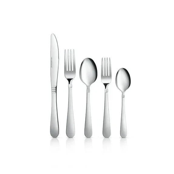 Mainstays 20-Piece Stainless Steel Camfield Flatware Set