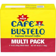 CafŽ Bustelo espresso ground coffee multi pack, 4 pack brick bags, 40 oz