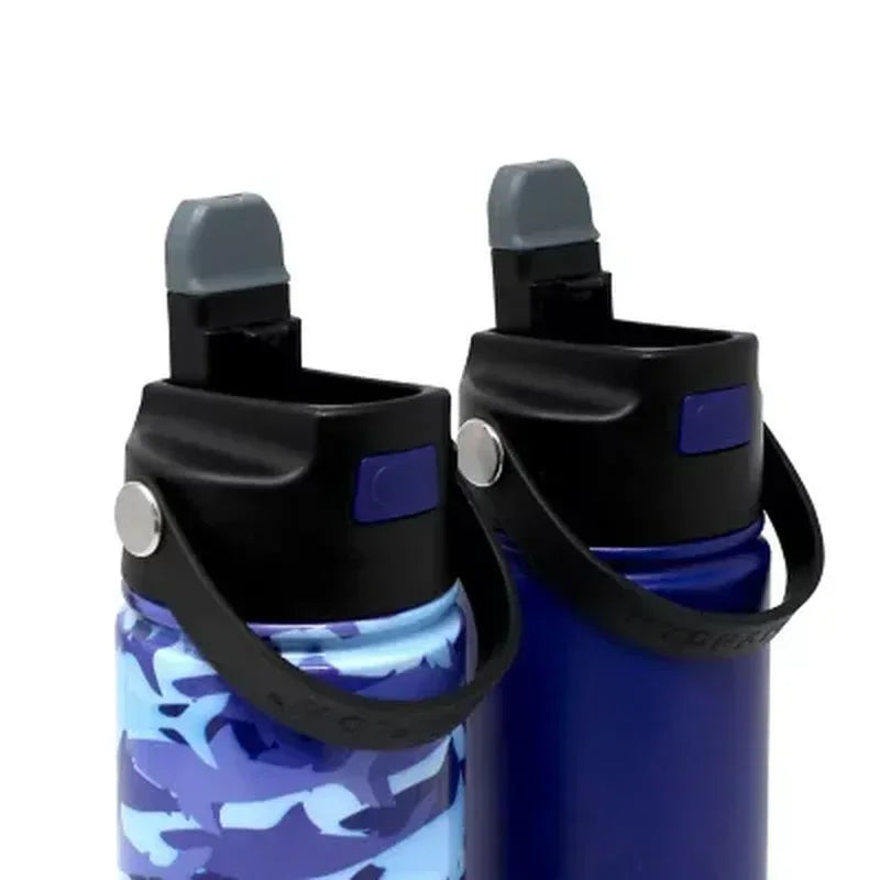 Hydraflow Kids Hybrid 14-Oz Stainless Steel Insulated Bottles, 2 Pack (Assorted Colors)