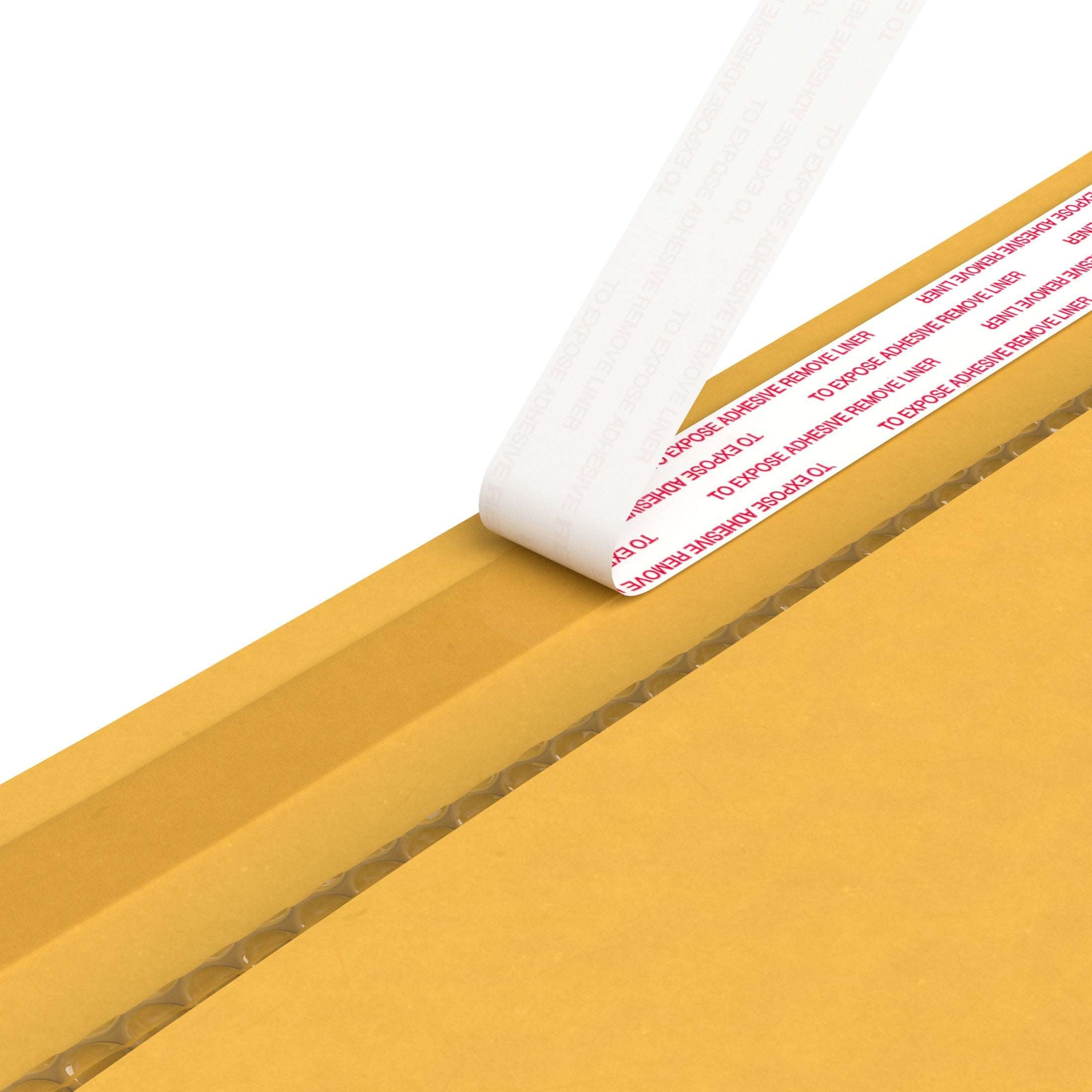 Duck Self-Seal Kraft Bubble Mailer #2, 8.5" x 11", Solid Print, 12 Pack