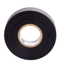 Black electrical tape roll with visible center core, no outer label