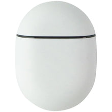 Charcoal wireless charging case, oval case with dark seam line on top