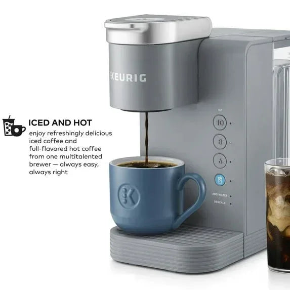 Keurig K-Express Essentials Plus, Iced and Hot Single-Serve K-Cup Pod Coffee Maker, Black