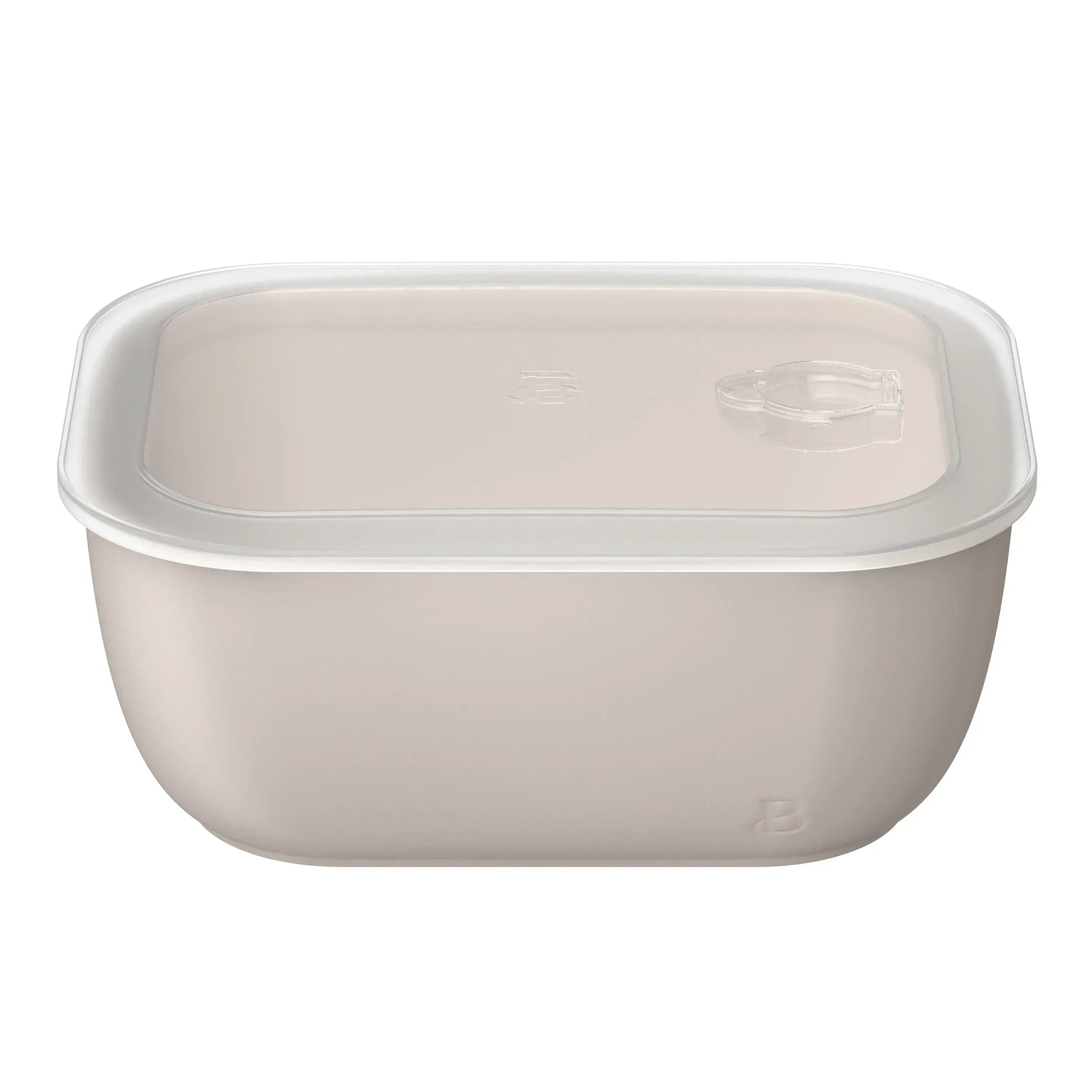 Beautiful 4-Piece Stoneware Bake and Store Set, Porcini Taupe by Drew Barrymore