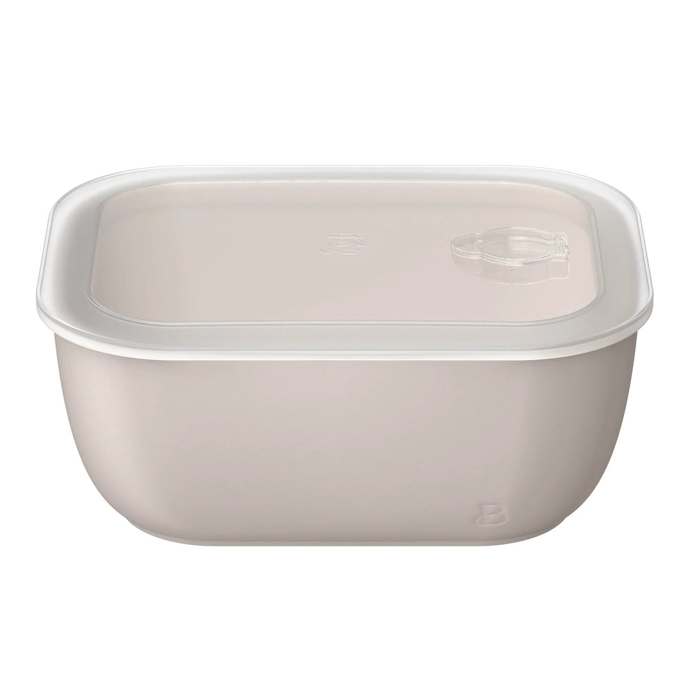 Beautiful 4-Piece Stoneware Bake and Store Set, Porcini Taupe by Drew Barrymore - USA MEGA SHOP