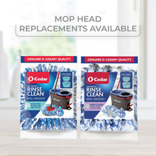 O-Cedar rinse-clean refill mop head replacement packs, genuine quality two-pack