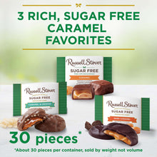 Russell Stover sugar-free assorted caramel chocolates, 30-piece assortment with small bags