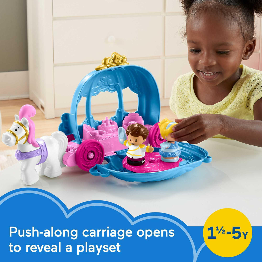 Disney Princess Cinderella’s Dancing Carriage Little People Toddler Playset with Horse & Figures - USA MEGA SHOP