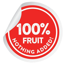 100% fruit seal for freeze-dried strawberry fruit crisps, nothing added