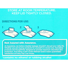 Washcloths directions and storage panel on pack with use instructions text