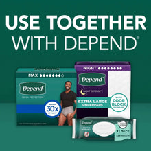 Incontinence underwear bundle with night protection and extra large underpads